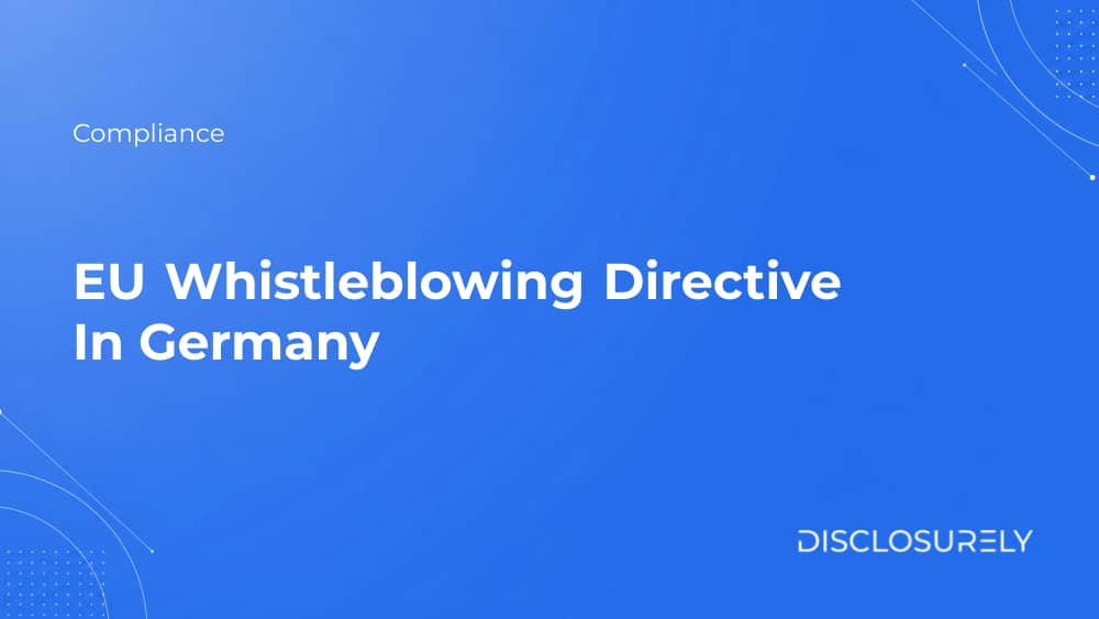 EU Whistleblowing Directive In Germany cover