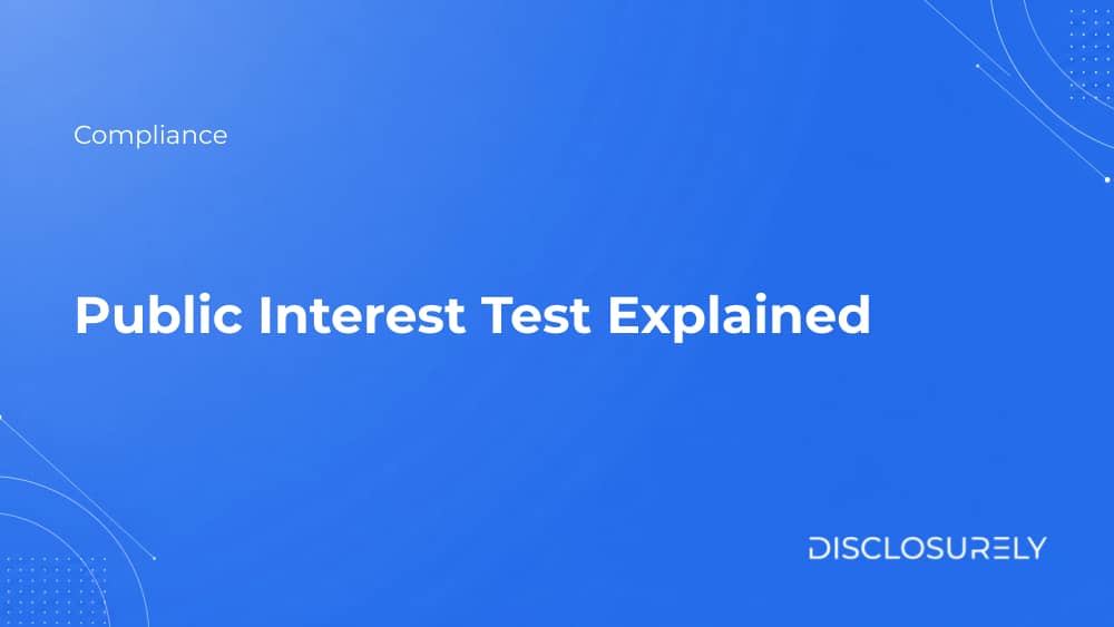 Public Interest Test Explained cover