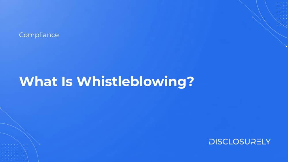 What Is Whistleblowing cover