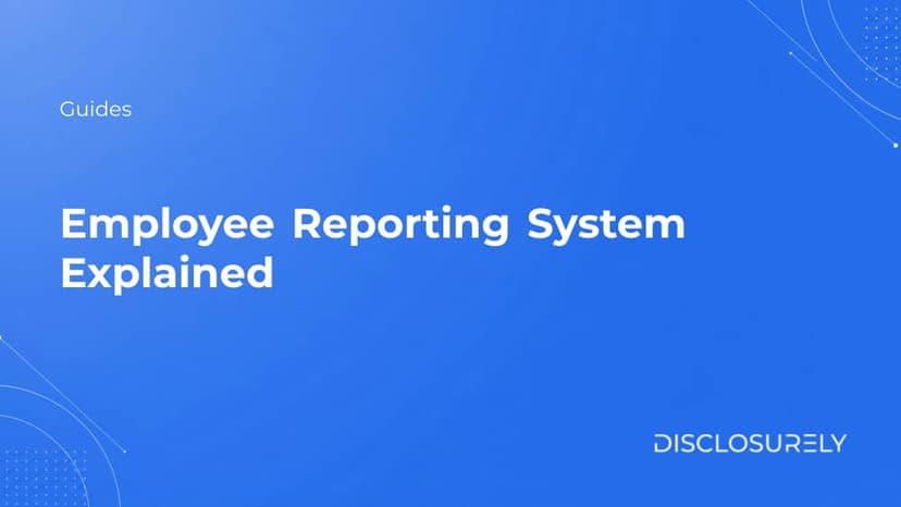 Employee Reporting System Explained cover